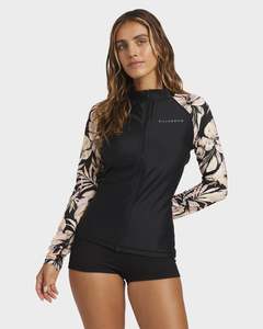 Womens Sale Rash Vests: Womens Drifting Coast Upf 50 Long Sleeve Rash Vest