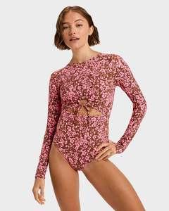 Womens Sale Rash Vests: Womens Kerlina Long Sleeve Onesie Rash Vest
