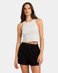 Womens Sale Singlets Tanks: Womens Boyfriend Rib Tank