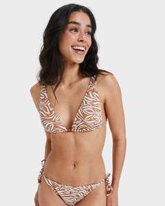 Womens Sale Bikini Tops: Womens Wild Thang Tiki Tri Bikini Top