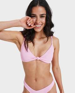 Womens Sale Bikini Tops: Womens Roxy Love The Surf Knot Bikini Top