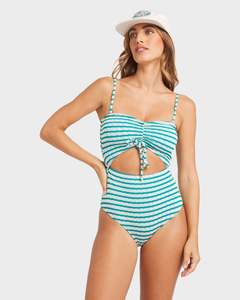 Womens Sale One Pieces: Womens Wavey Daze Summer One Piece Swimsuit