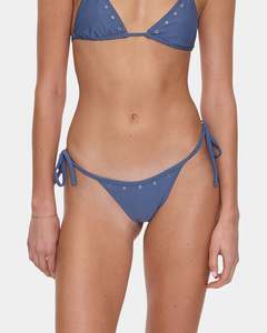 Womens Bikini Bottoms Tie Up: Womens Living Easy Eyelet String Bikini Bottom