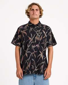 Mens Sale Tops: Mens Scaler Stone Woven Short Sleeve Shirt