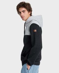 Mens Sale Hoodies Jumpers: Mens Keller Block Zip Up Hoodie