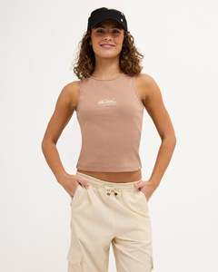In Stock: Womens Omni Star Rib Tank