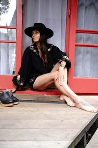 Midnight Rose Blouse