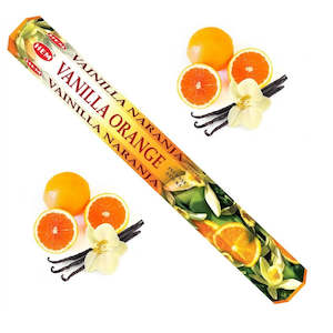 Incense Sticks: 20x Orange & Vanilla Incense Sticks