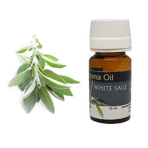 Fragrance Oils: 15ml White Sage Fragrance Aroma Oil (1A21)