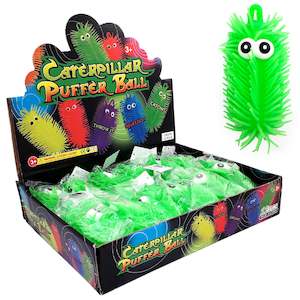 All Toys: Squishy Caterpillar Puffer Ball