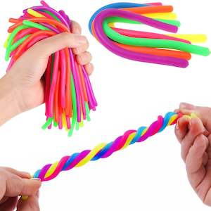 All Toys: 19cm Stretchy Rubber Monkey Noodles