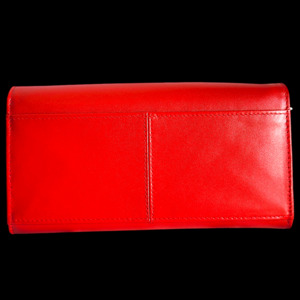 Genuine Leather Purse - Red