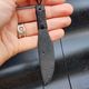 NZ Onewa Lava Stone Toki Pendant Necklace (N470)