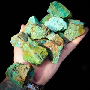 1kg Natural Genuine Arizona Turquoise Carving Rocks (S14B9)