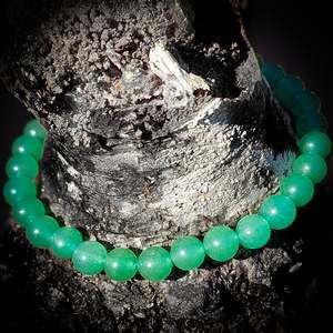 6mm Natural Aventurine Elastic Bracelet