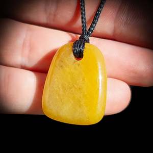 Agate Stone Pendant Necklace (1BBB309)