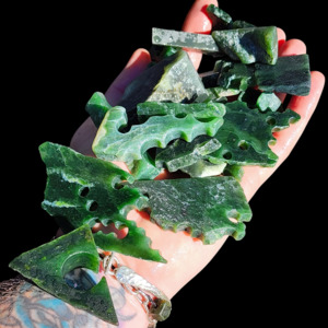 500g Nephrite Jade / Greenstone Offcut Carving Pieces
