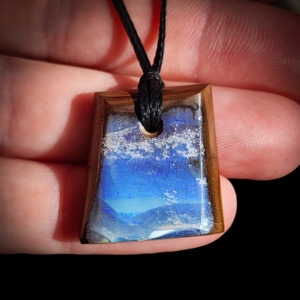 Australian Boulder Opal Freeform Pendant Necklace (1BBB325)