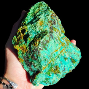 Gemstone Carving Slices: 1.3kg Natural Genuine Arizona Turquoise Carving Rock (S14B14)
