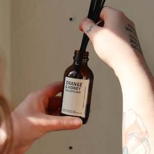 REED DIFFUSER: Orange & Honey - Reed Diffuser