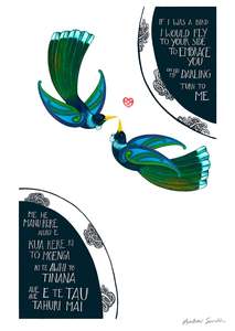 All Prints: Me He Manu Rere