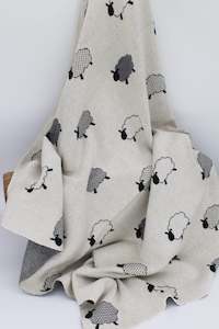 Bassinet Cot Bedding: Beau Baby Blanket Counting Sheep
