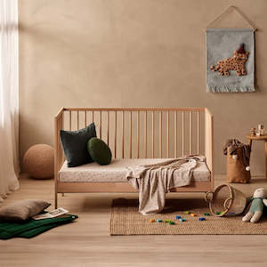 Wilson & Frenchy Organic Cot Sheet - Falling Oak