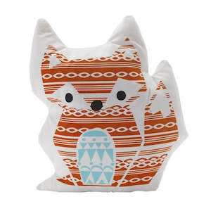 Bassinet Cot Bedding: Lolli Living Character Cushion - Woods Fox