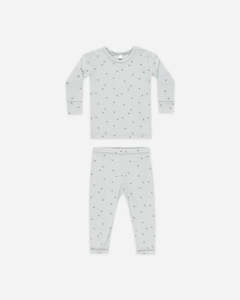 Boys Pyjamas: Quincy Mae - Bamboo Pyjama Set - Twinkle Sky