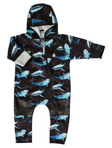 Therm - All-Weather Fleece Onesie Shark