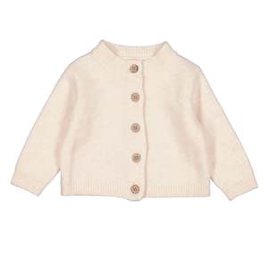 Burrow & Be - Oakley Cardigan - Ivory Blush