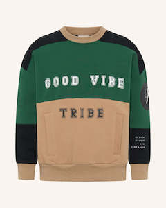 Tiny Tribe Good Vibe Tribe Sweat Top