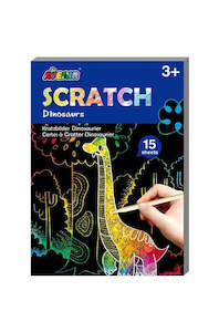 Small Scratch Book Dinosaurs