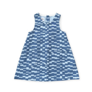 Girls Dresses: Grown Boxes Denim Dress