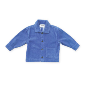 Boy Shirts: Grown Organic Relaxed Cord Shirt - Sea