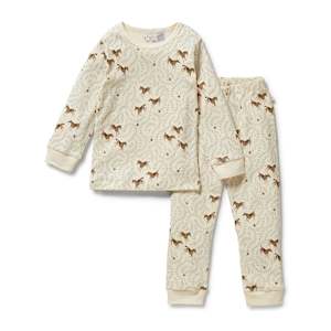 Boys Pyjamas: Wilson & Frenchy - Trixie Horse Organic Long Sleeved Pyjamas
