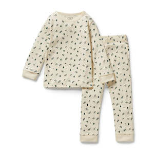 Wilson & Frenchy - Twilight Leaf Organic Long Sleeved Pyjamas
