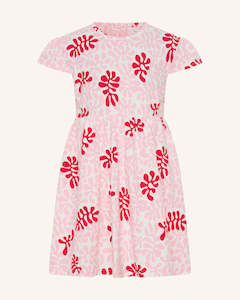 Tiny Tribe Sweet Coral Fit & Flare Dress