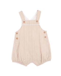 Baby Jumpsuit Rompers: Bebe Roman Stone Stripe Overalls
