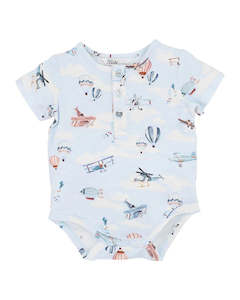 Bebe Harlan Print Bodysuit