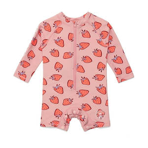 Baby Swimwear: Crywolf Rash Suit Strawberry Splash
