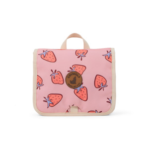 Crywolf Hanging Toiletry Bag Strawberry Splash