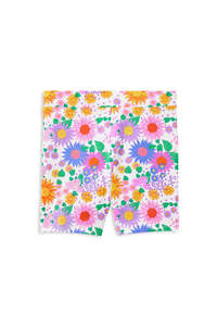 Milky Sunshine Floral Bike Short