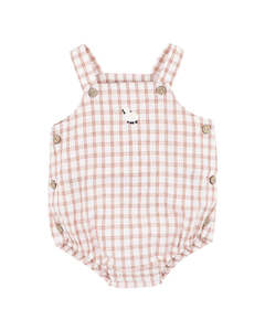 Baby Jumpsuit Rompers: Bebe Clayton Check Sheep Bodysuit