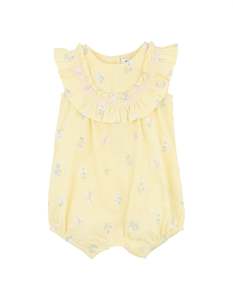 Bebe Bonnie Embroidered Romper