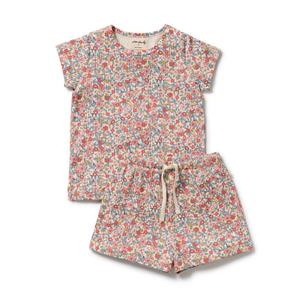 Wilson & Frenchy Organic Cotton S/S Pyjamas - Summer Bloom