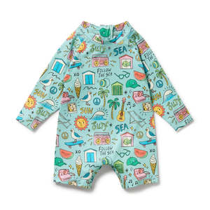 Wilson & Frenchy One Piece Boyleg Swimsuit - Sun Surf & Sea