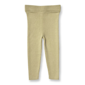 Grown - Organic Ribbed Essential Leggings - Pistachio