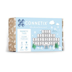 Connetix - Clear Rectangle Pack - 12 pc