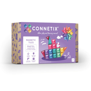 Toys: Connetix - Pastel Starter Pack - 64 pc